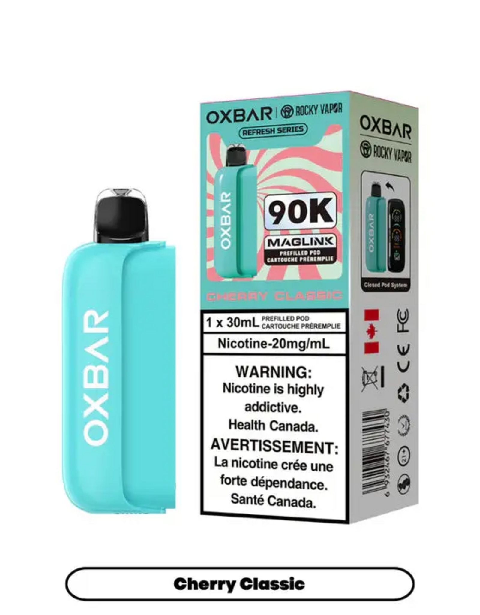 Oxbar Maglink 90K Pre-Filled Pod