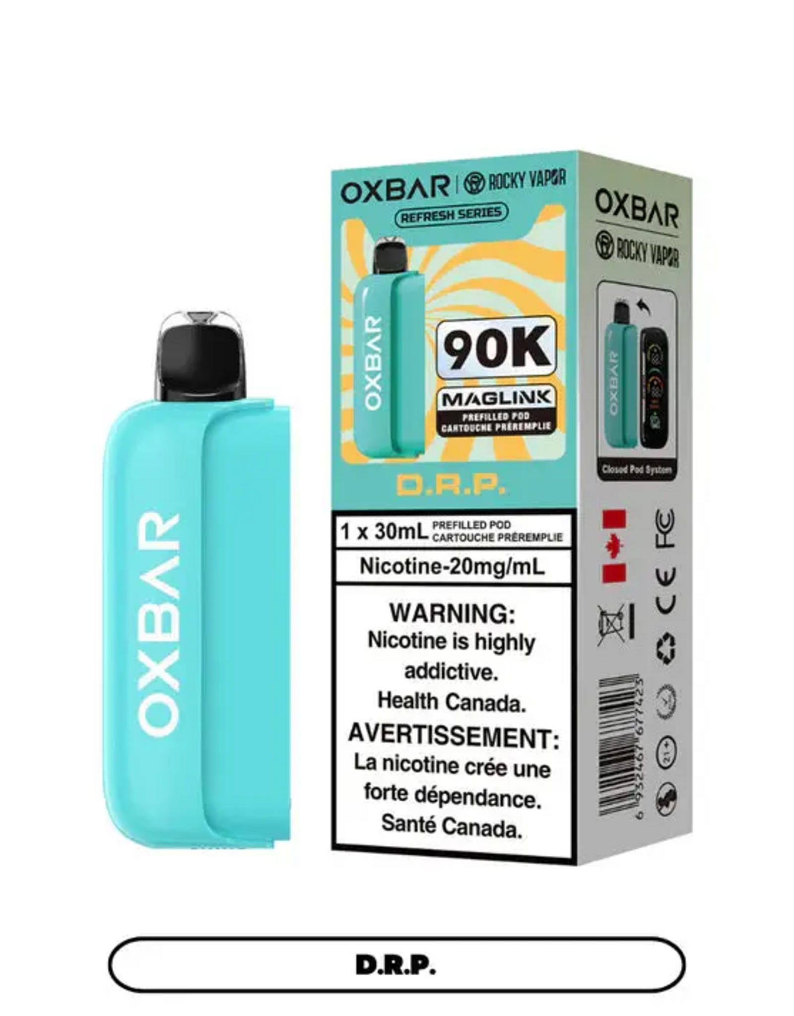 Oxbar Maglink 90K Pre-Filled Pod