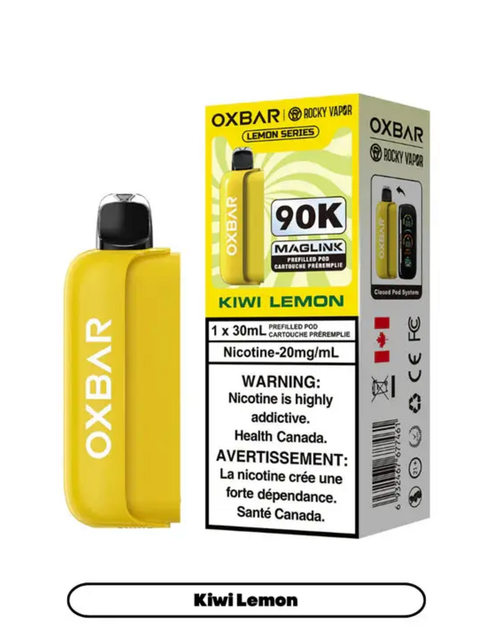 Oxbar Maglink 90K Pre-Filled Pod
