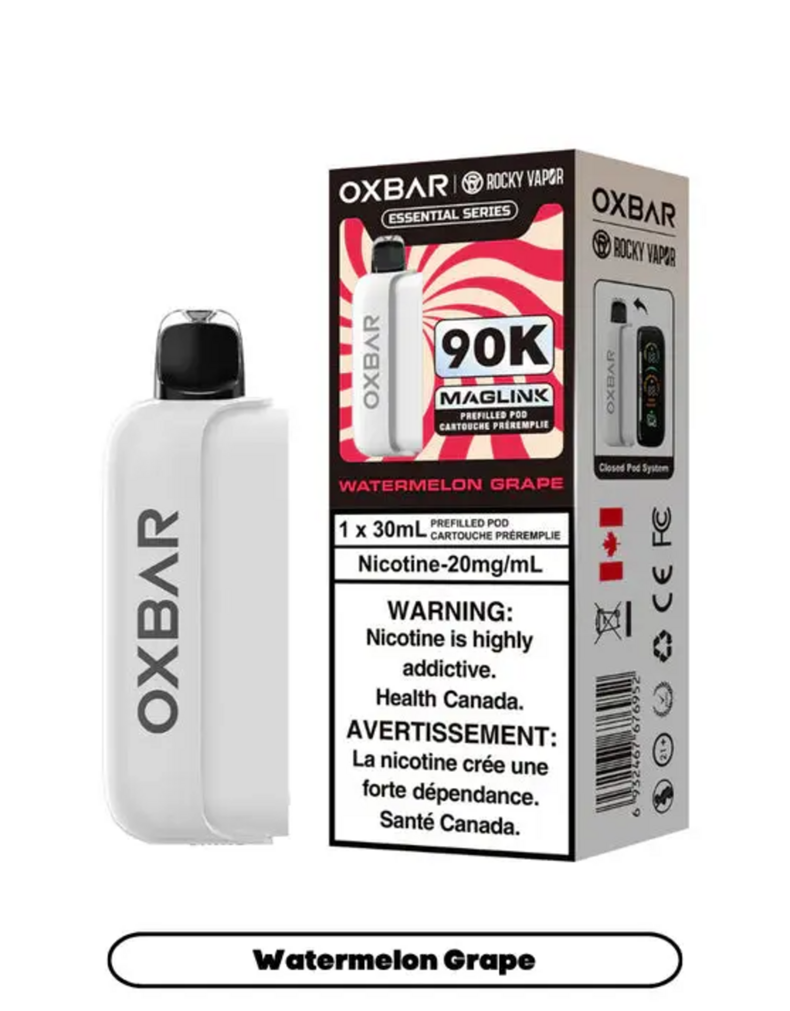 Oxbar Maglink 90K Pre-Filled Pod