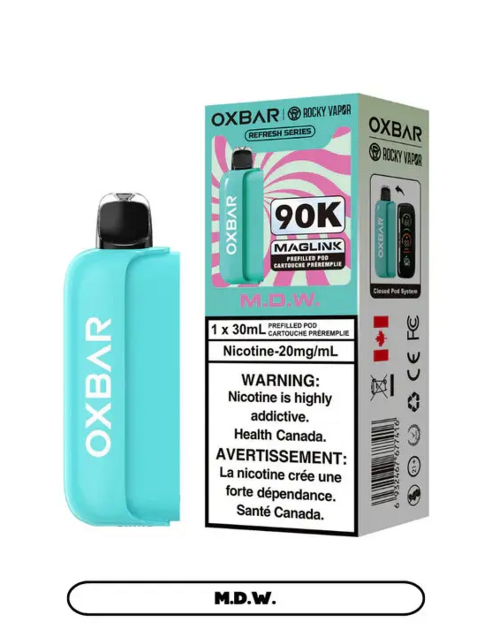 Oxbar Maglink 90K Pre-Filled Pod