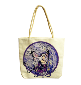 Techno Jute Tote Bag - Fairy