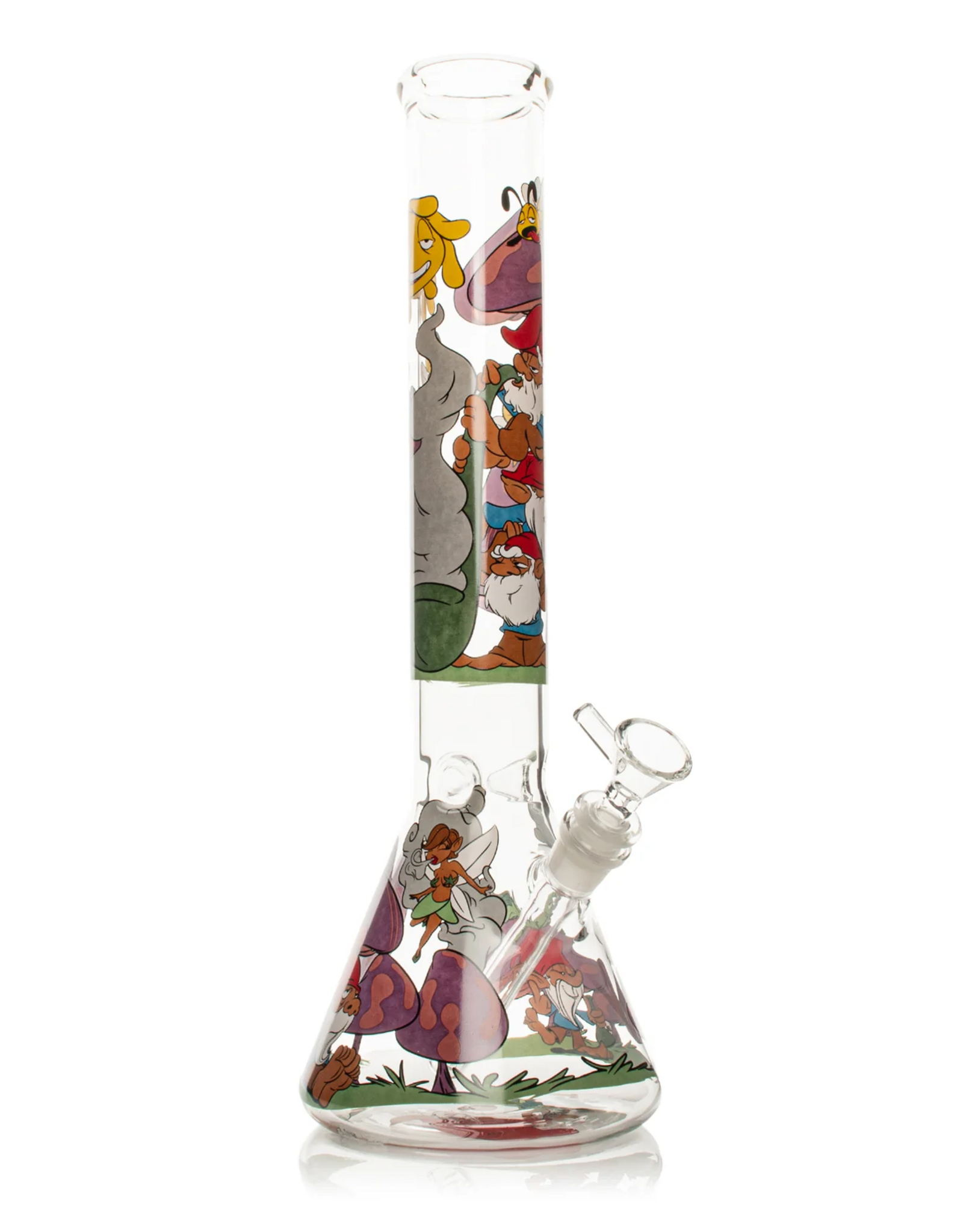 Red Eye Glass 15" Knotty Gnomes Beaker by Red Eye Glass