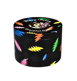 Blazy Susan X Grateful Dead Rainbow Bolts 63mm 4 Piece Grinder