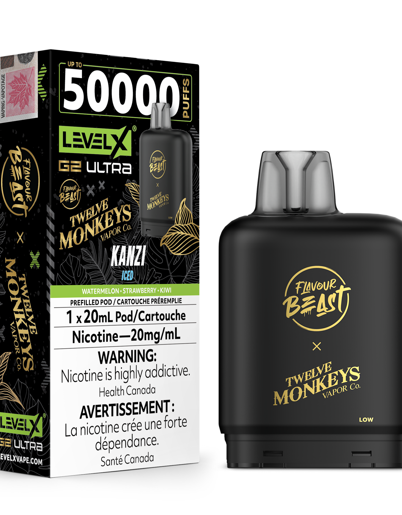 Flavour Beast x Twelve Monkeys Level X G2 Ultra Pod