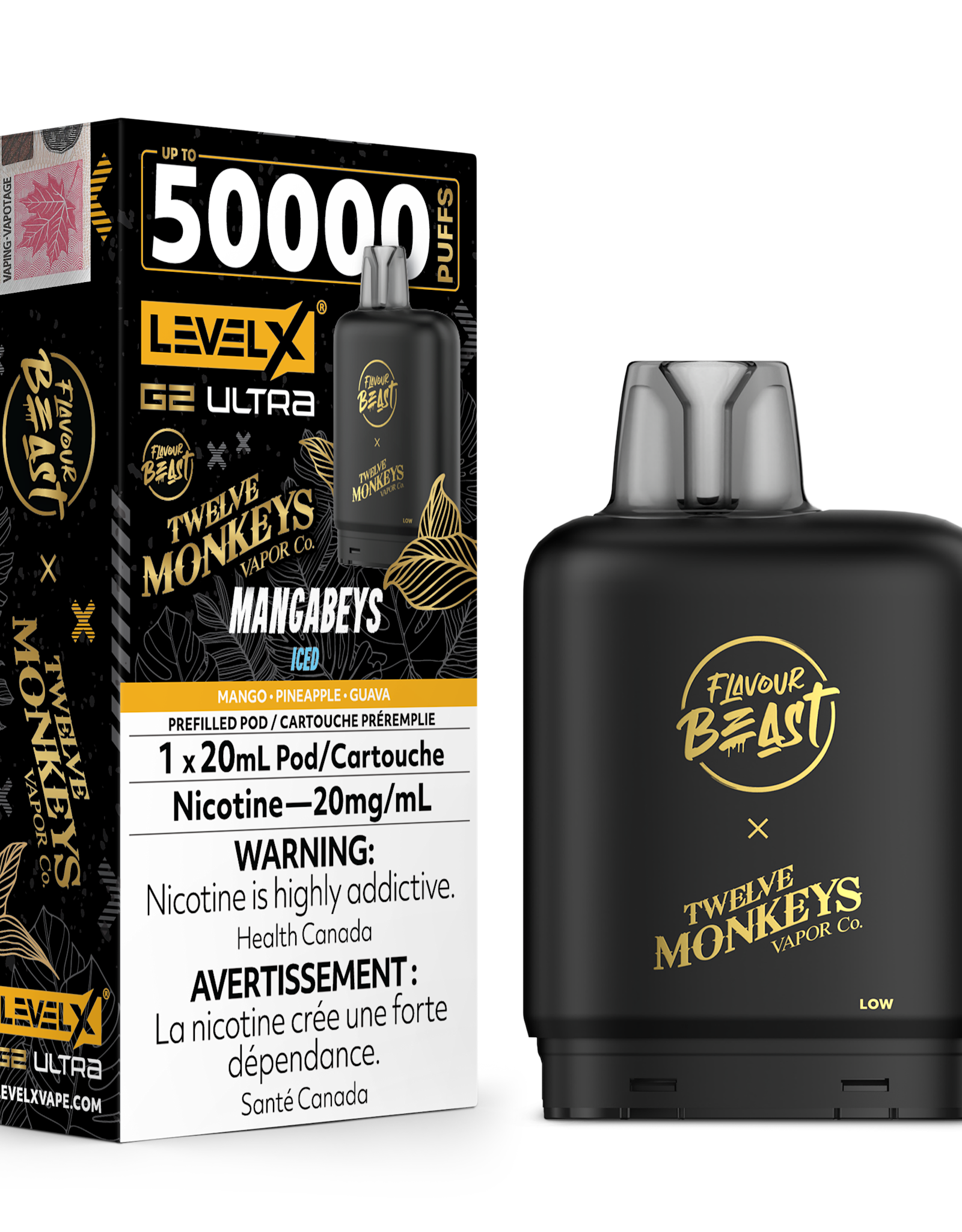 Flavour Beast x Twelve Monkeys Level X G2 Ultra Pod