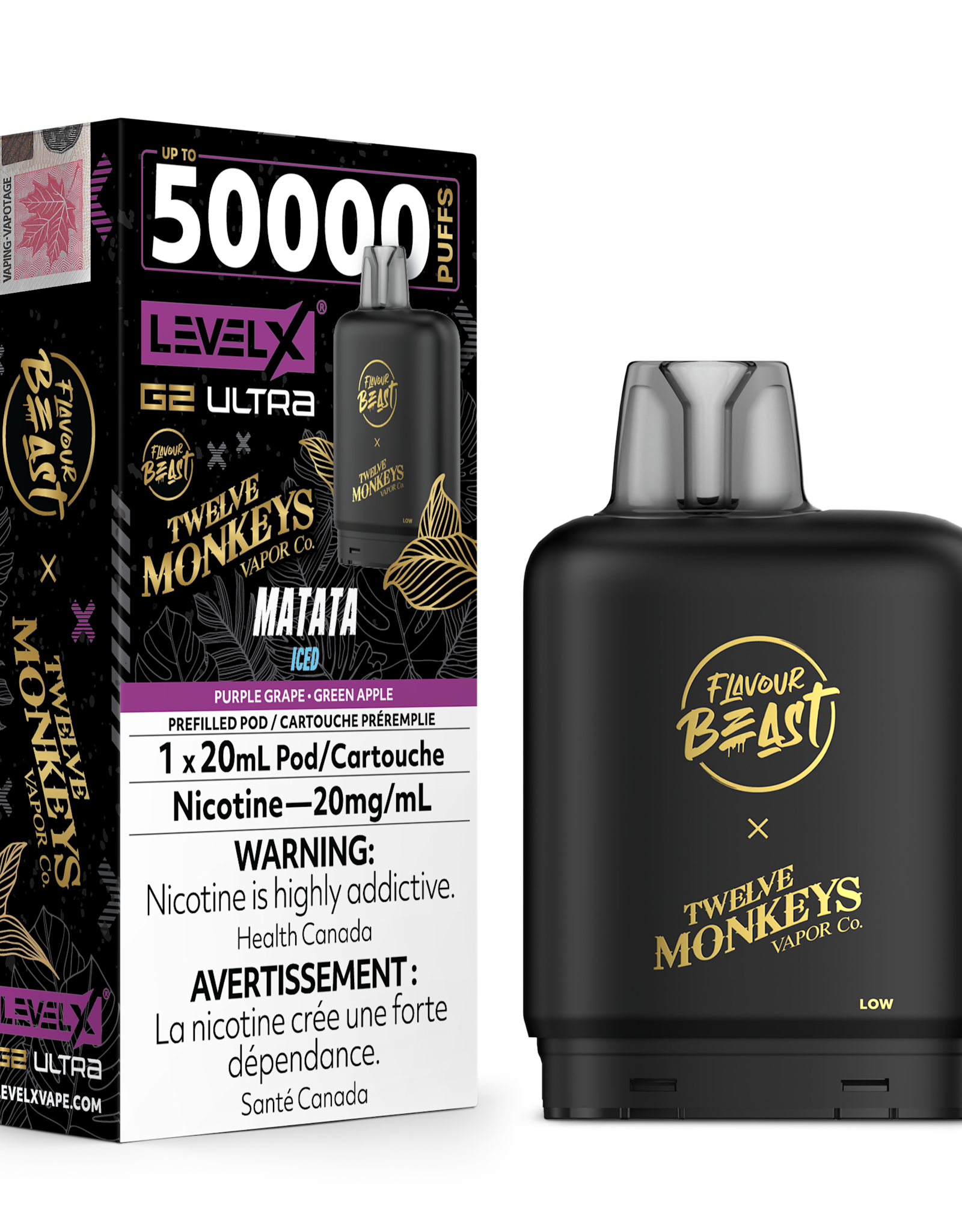 Flavour Beast x Twelve Monkeys Level X G2 Ultra Pod