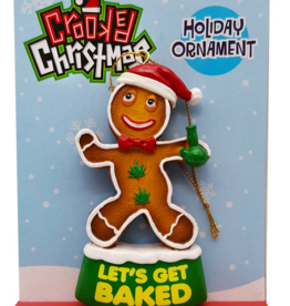 Let's Get Baked Crooked Christmas Ornament