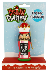 Put Your Nuts In... Crooked Christmas Ornament