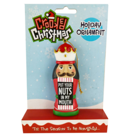 Put Your Nuts In... Crooked Christmas Ornament