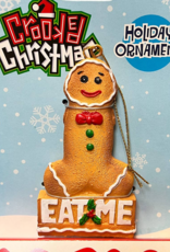 Eat Me Crooked Christmas Ornament