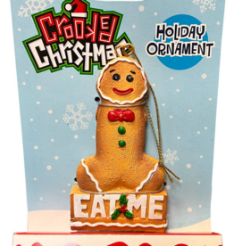 Eat Me Crooked Christmas Ornament
