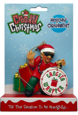 Gangsta Wrapper Crooked Christmas Ornament