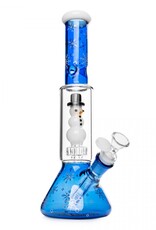 Red Eye Glass 12" Snowman Dual Chamber Beaker by Red Eye Glass