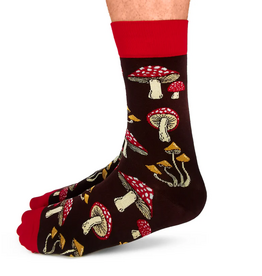 Mushroom Magic Men's Crew Socks