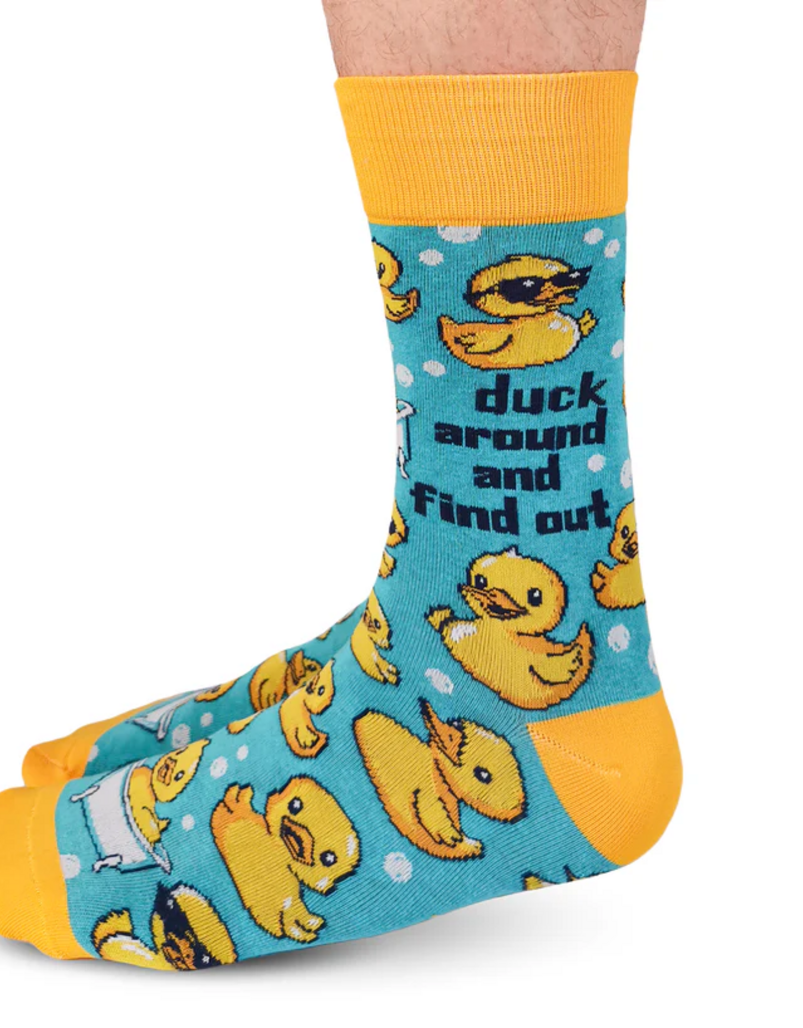 Duck Around Men's Crew Socks