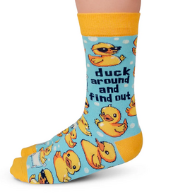 Duck Around Women's Crew Sock
