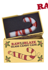 RAW RAW Glass Candy Cane Cone Holder
