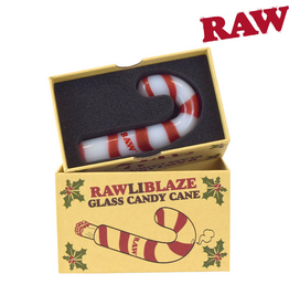 RAW RAW Glass Candy Cane Cone Holder