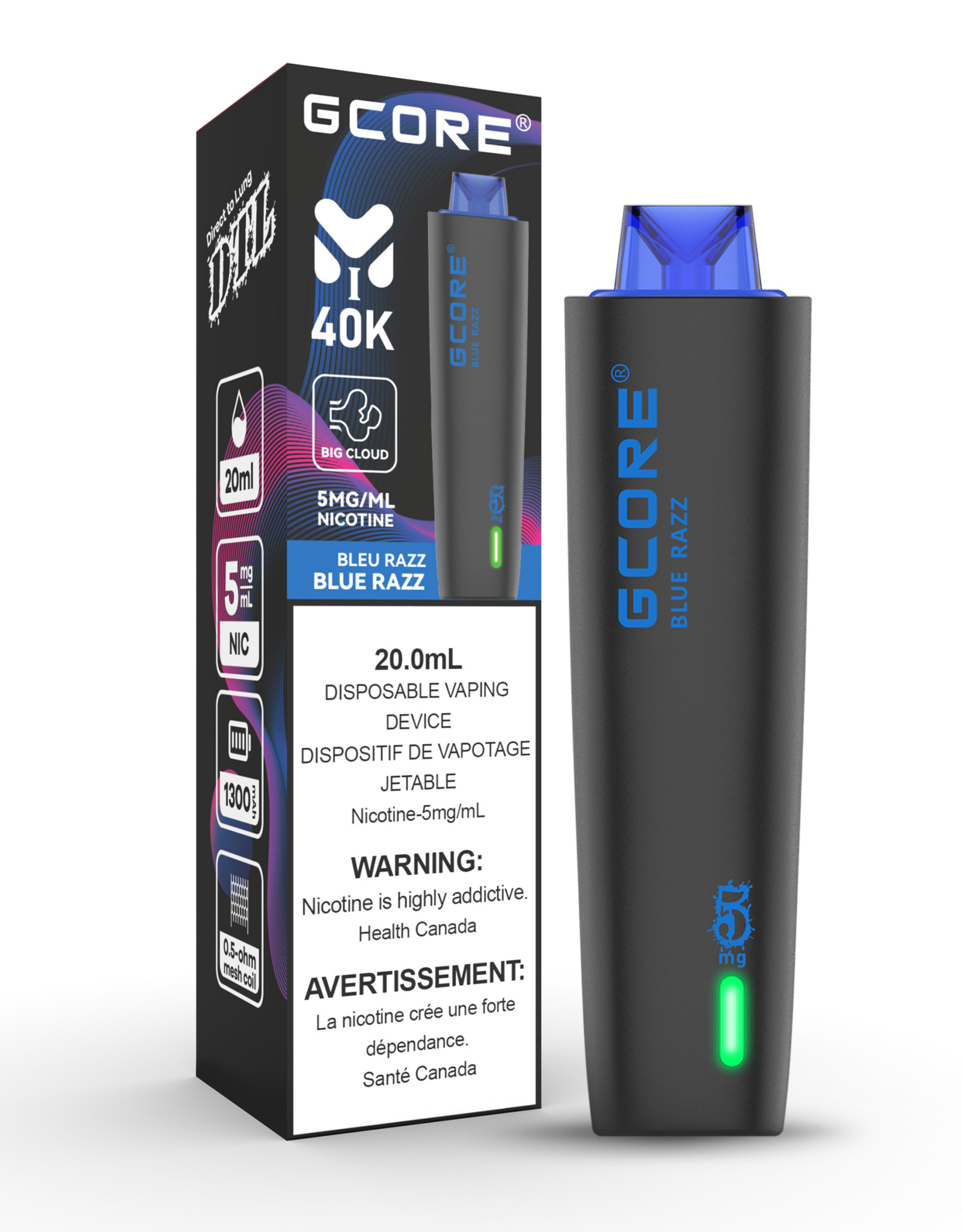 Gcore Hookah 40K Disposable