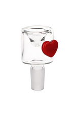 Pulsar 12" Cupids Heart Bubble Base Water Pipe by Pulsar