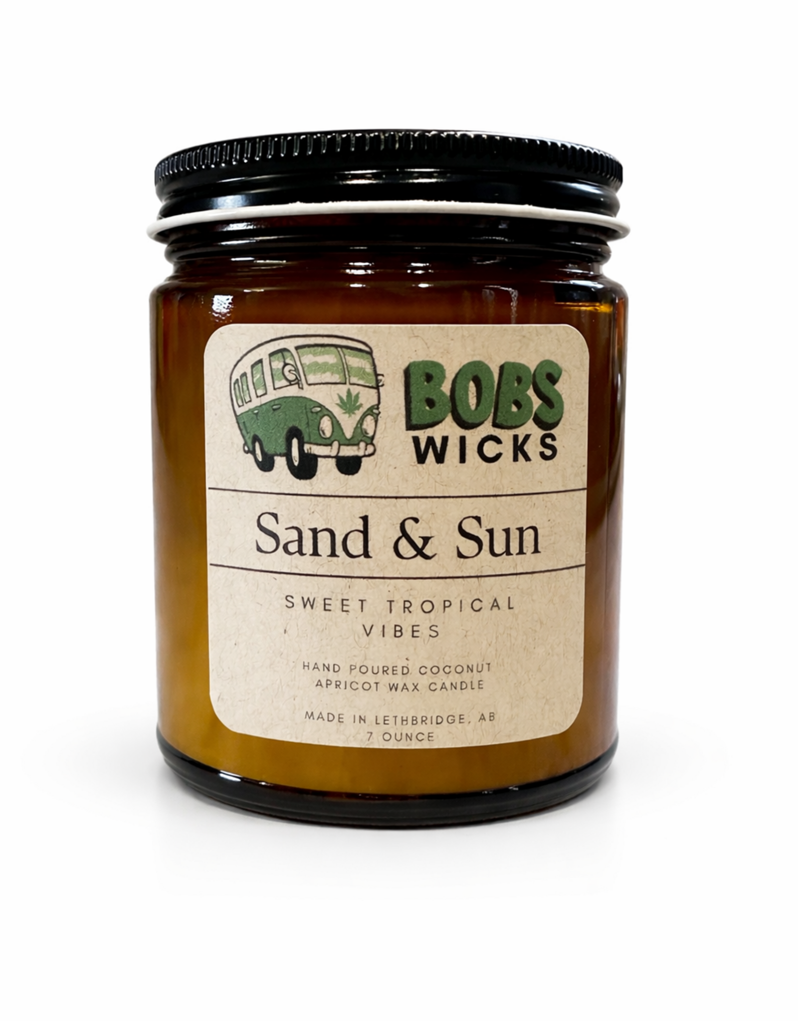 Bobs Wicks Sand & Sun 7 Ounce Candle