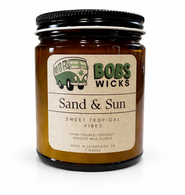 Bobs Wicks Sand & Sun 7 Ounce Candle