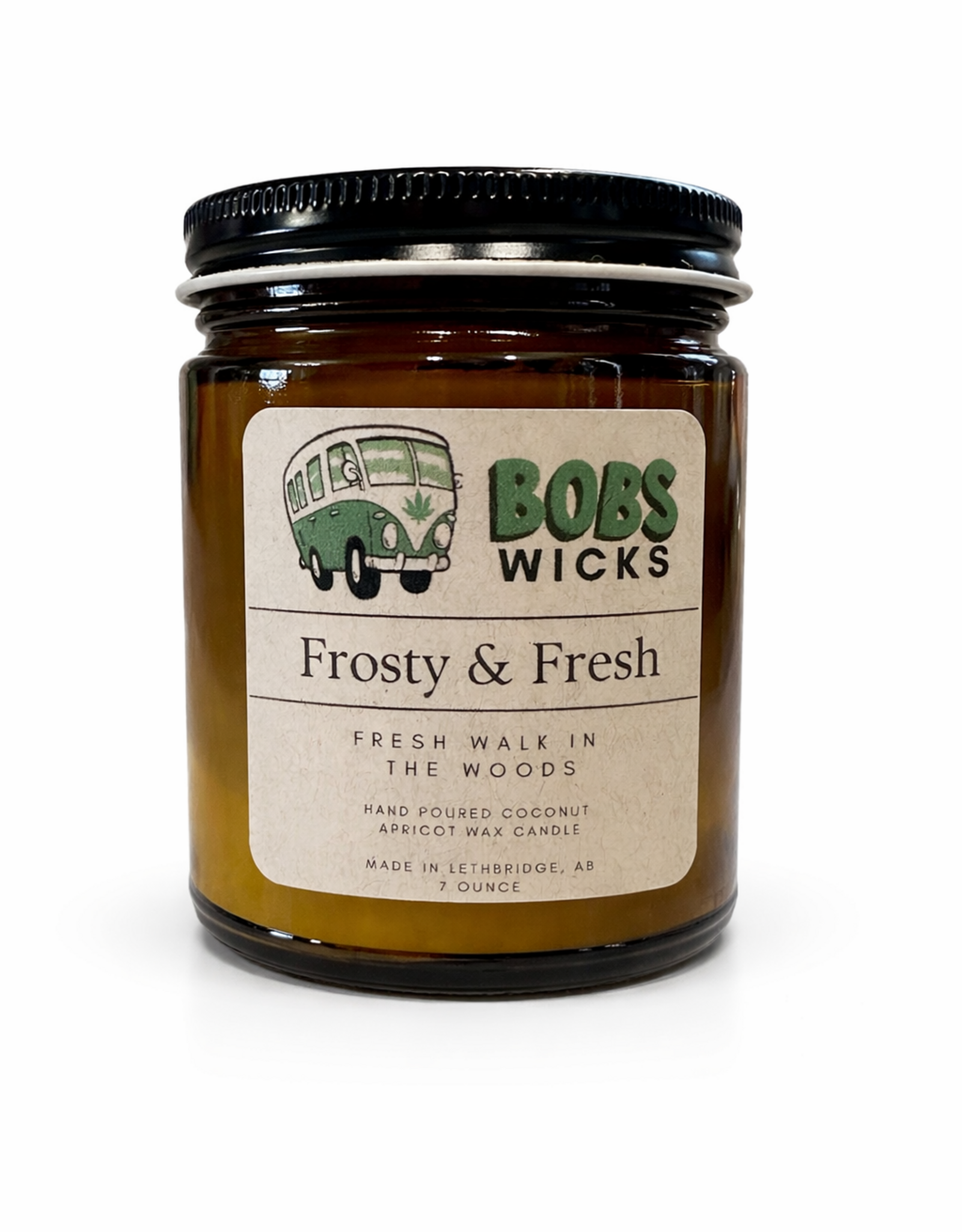 Bobs Wicks Frosty & Fresh 7 Ounce Candle