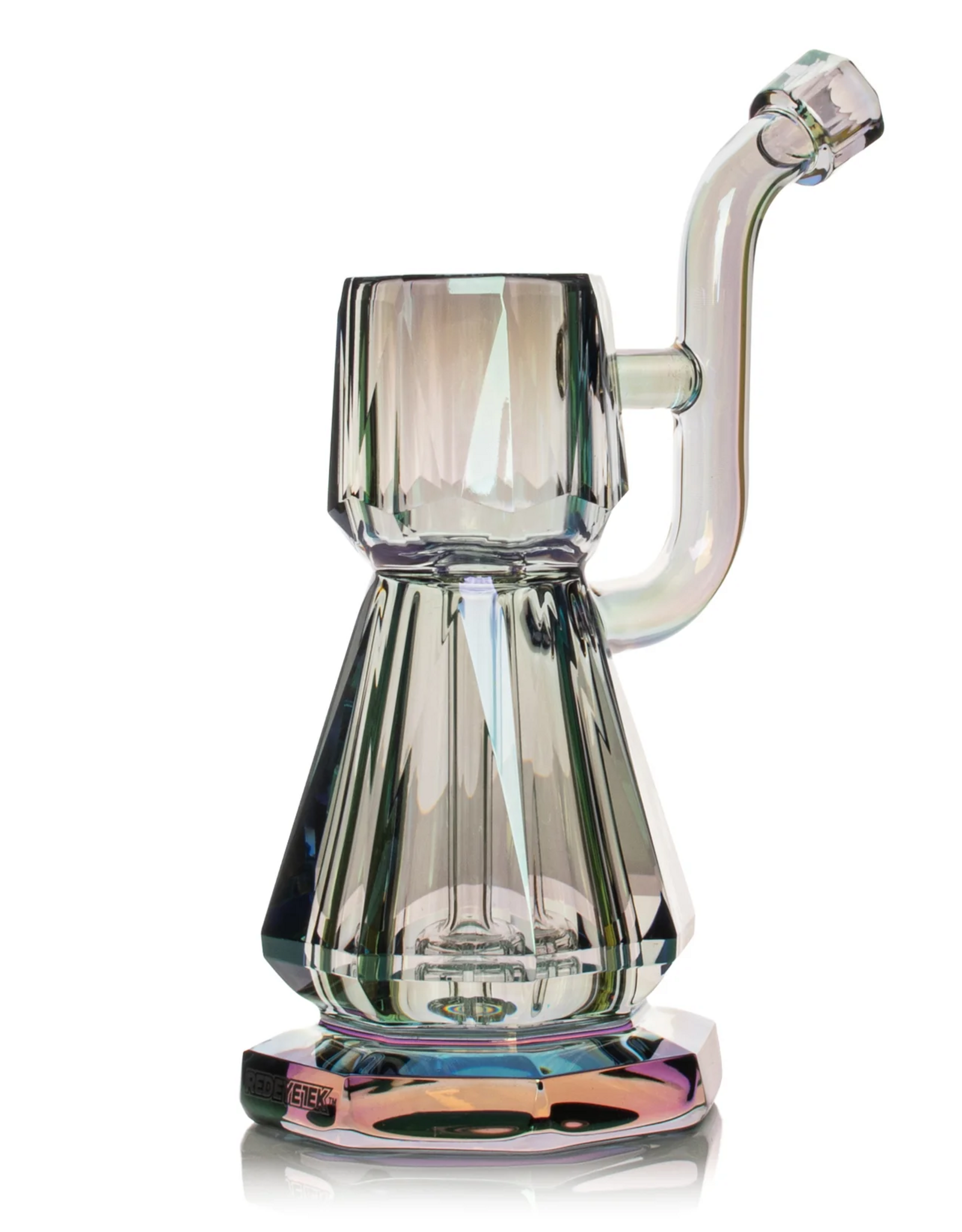Red Eye Glass 7.75" Metallic Rainbow Terminator Proxy Bubbler by Red Eye Glass