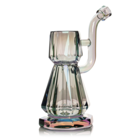 Red Eye Glass 7.75" Metallic Rainbow Terminator Proxy Bubbler by Red Eye Glass