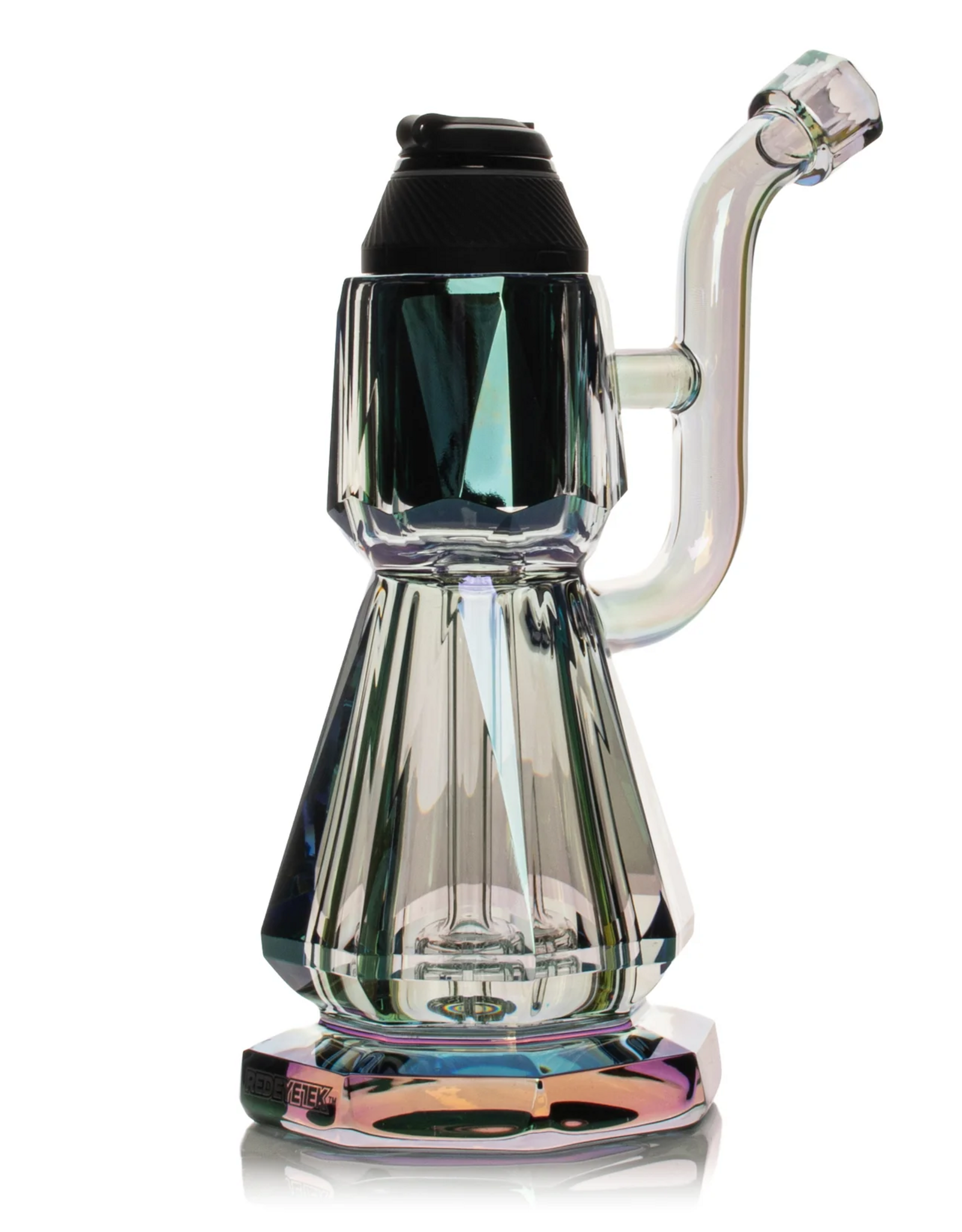 Red Eye Glass 7.75" Metallic Rainbow Terminator Proxy Bubbler by Red Eye Glass
