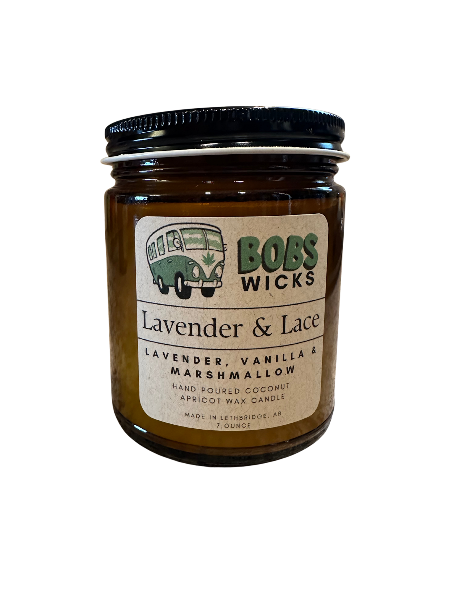 Bobs Wicks Lavender & Lace 7 Ounce Candle