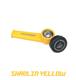 Karma Shaolin Yellow Silicone Pipe - 3.5"