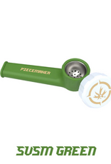 Karma SVSM Green Silicone Pipe - 3.5"