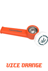 Karma Vice Orange Silicone Pipe - 3.5"