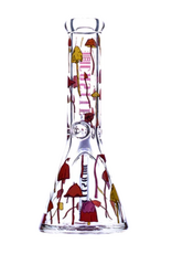 12" 9mm Shroomie Beaker by Castle Glass