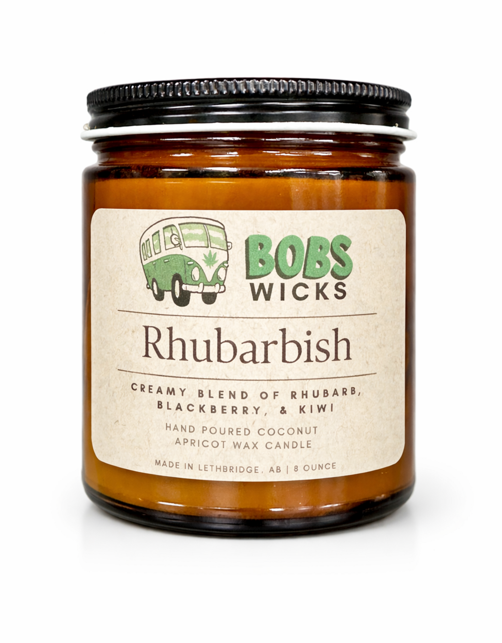 Bobs Wicks Rhubarbish 8 Ounce Candle