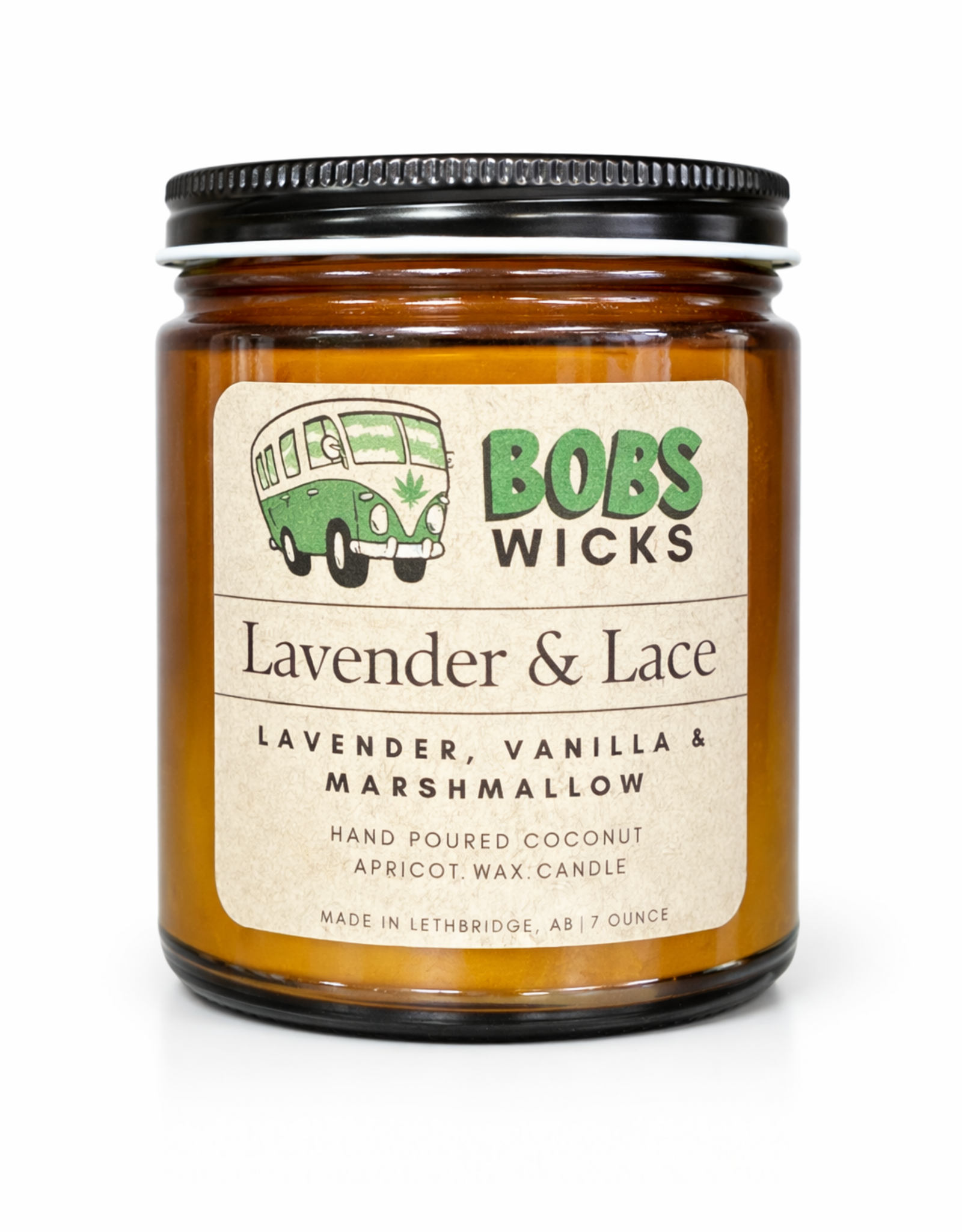 Bobs Wicks Lavender & Lace 7 Ounce Candle