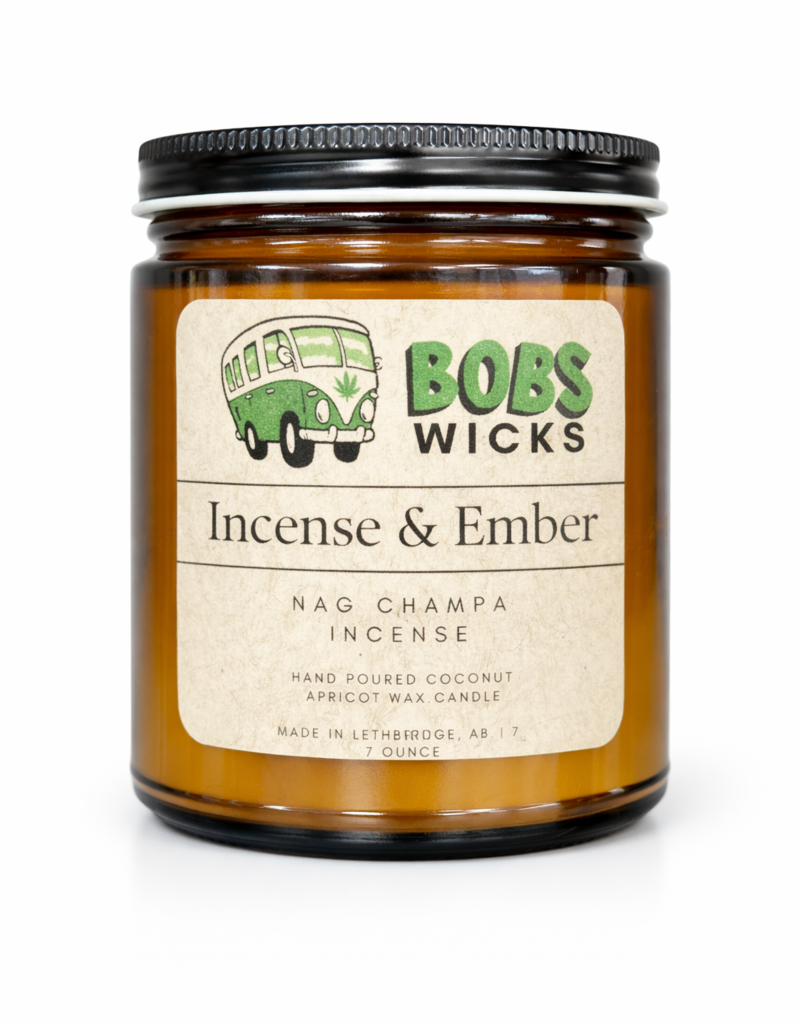Bobs Incense & Ember 7 Ounce Candle