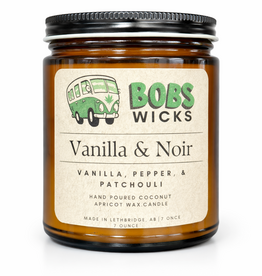 Bobs Wicks Vanilla & Noir 7 Ounce Candle