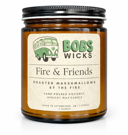 Bobs Wicks Fire & Friends 7 Ounce Candle