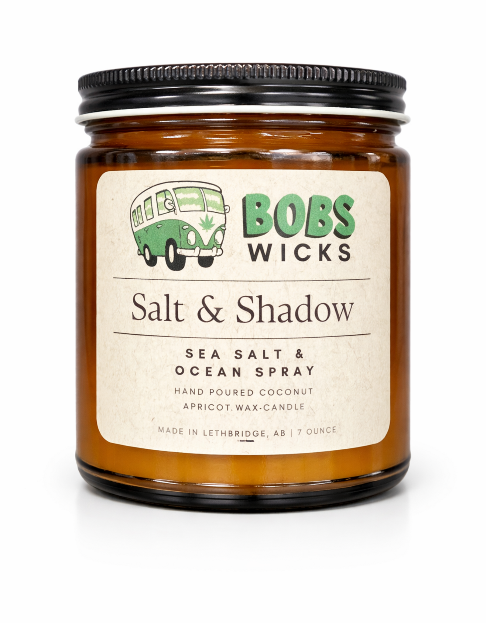 Bobs Wicks Salt & Shadow 7 Ounce Candle