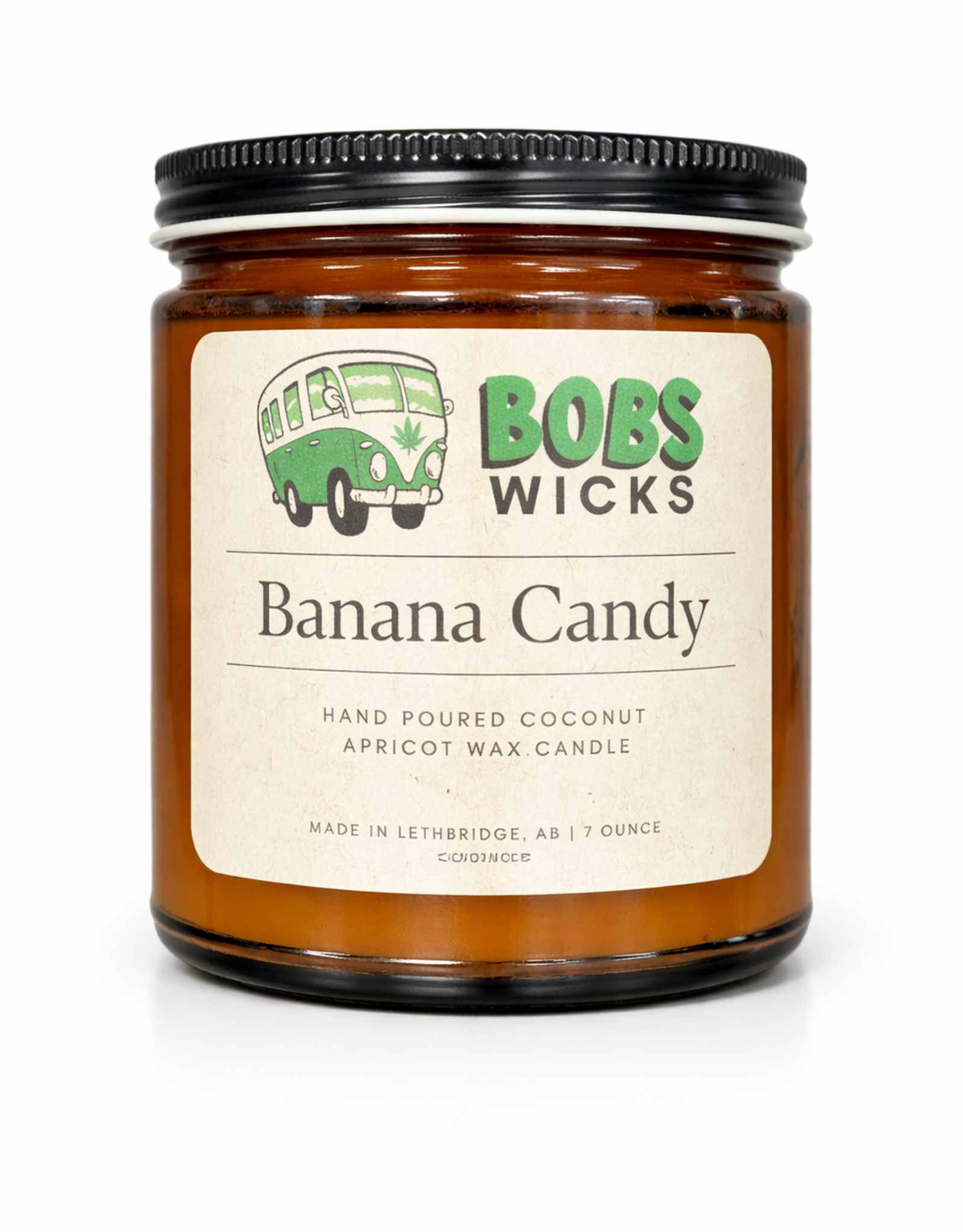 Bobs Wicks Banana Candy 7 Ounce Candle
