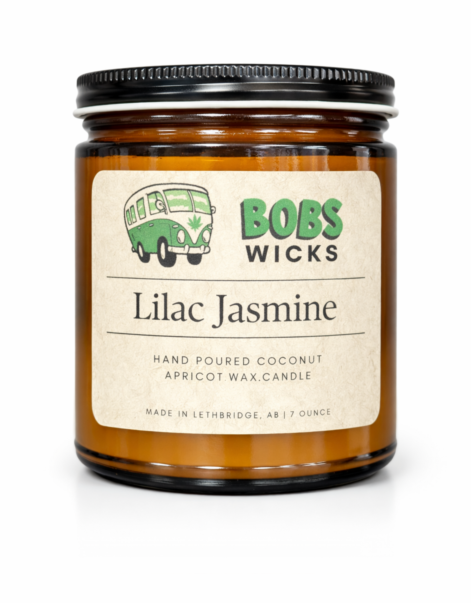 Bobs Wicks Lilac Jasmine 7 Ounce Candle