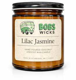 Bobs Wicks Lilac Jasmine 7 Ounce Candle
