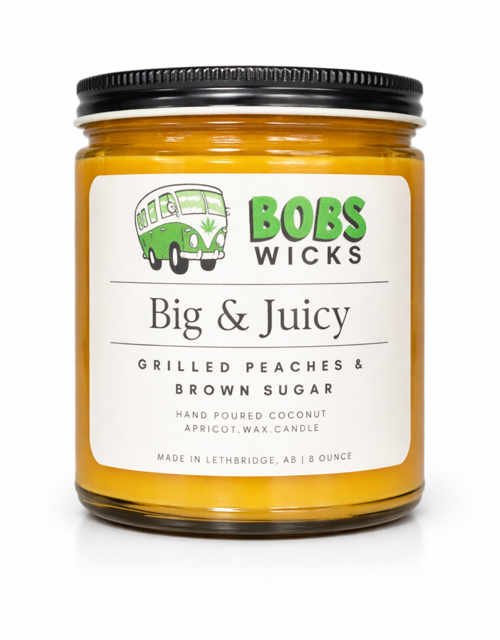 Bobs Wicks Big & Juicy 8 Ounce Candle - Vibrant Collection