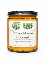 Bobs Papaya Mango Coconut 8 Ounce Candle - Vibrant Collection