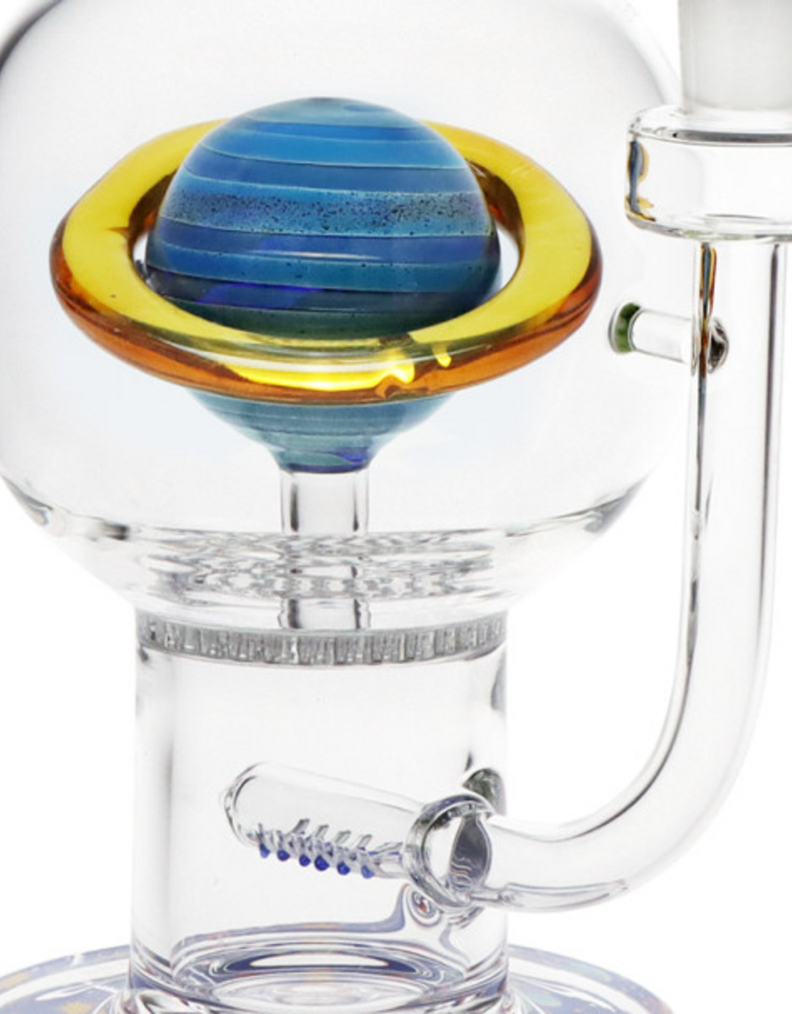Pulsar 12" Rings of Saturn Water Pipe by Pulsar Glass