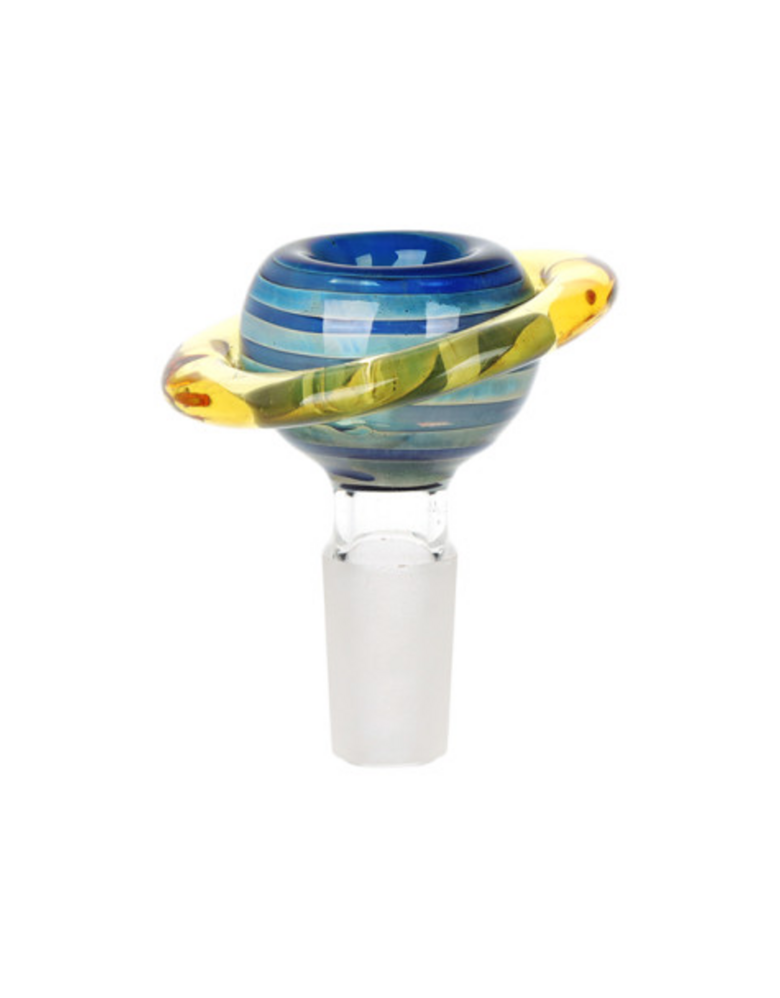 Pulsar 12" Rings of Saturn Water Pipe by Pulsar Glass