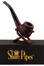 Engraved Bowl Rosewood Shire Pipe